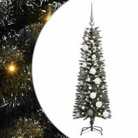 VidaXL Kunstkerstboom met 150 led groen 120 cm pvc en plastic en staal - thumbnail