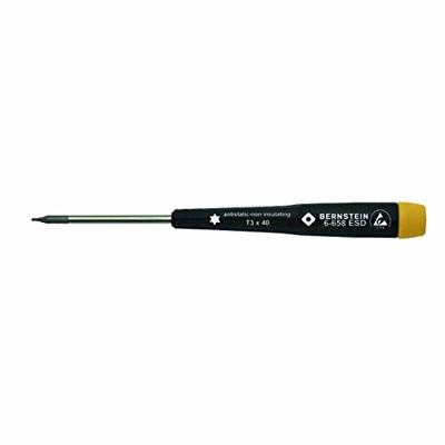 Bernstein Tools for Electronics Bernstein Werkzeugfabrik Torx-schroevendraaier Elektronica en fijnmechanica Grootte T 3 Koplengte: 50 mm 1 stuk(s)