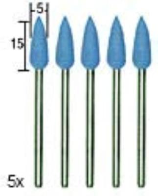 PROXXON polijstset silicone polisher 5pcs floor shape - thumbnail