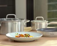 Tefal Virtuoso Pannenset 10-delig RVS - thumbnail