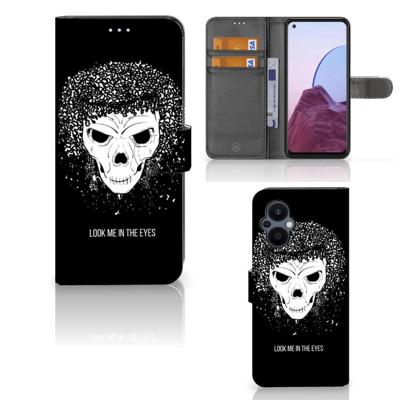 Telefoonhoesje met Naam OPPO Reno 8 Lite | OnePlus Nord N20 Skull Hair Telefoonhoesje met Naam OPPO Reno 8 Lite | OnePlus Nord N20 Skull Hair