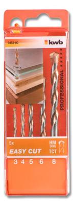 Allesboorset 3-8 mm easy cut 5dlg KWB - Kwb Allesboorset 3-8 mm easy cut 5dlg KWB - Kwb