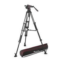 Manfrotto MVK612TWINMA Nitrotech 612 Video Head + aluminium Twin Leg statiefkit - thumbnail