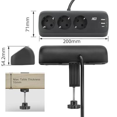 ACT AC2480 Stekkerdoos met klem