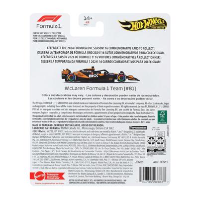 Hot Wheels F1 Mclaren Lando Norris