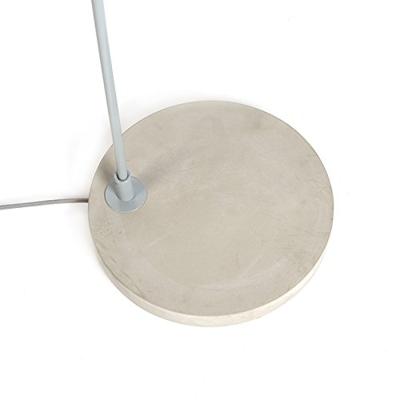 QAZQA Moderne booglamp met grijze kap - Bend