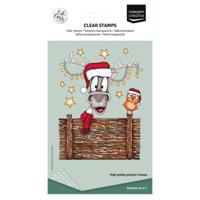 Vaessen Creative • clear stamps rendier 1 14st. - thumbnail