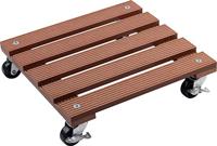 Metafranc WU0825100 Transportroller Houtcomposiet (WPC) Laadvermogen (max.): 60 kg 300 mm x 300 mm x 73 mm Aantal rollers 4 - thumbnail