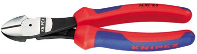 Knipex Kracht-Zijsnijtang | 160 mm Lengte | Meer-Componentengrepen | Zwart Geatramenteerd - 74 02 160 SB Knipex Kracht-Zijsnijtang | 160 mm Lengte | Meer-Componentengrepen | Zwart Geatramenteerd - 74 02 160 SB