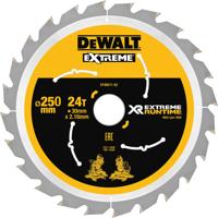 DeWALT Cirkelzaagblad voor Hout | Extreme Runtime | Ø 250mm Asgat 30mm 24T - DT99571-QZ - thumbnail