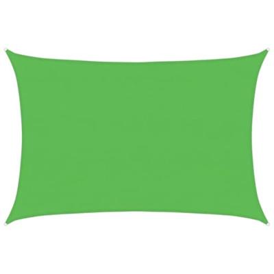 VidaXL Zonnezeil 160 g/m² 4x5 m hdpe lichtgroen