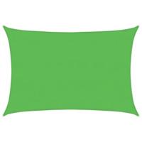 VidaXL Zonnezeil 160 g/m² 4x5 m hdpe lichtgroen - thumbnail