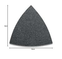 Fein 63717089016 Deltaschuurpapier Met klittenband, Ongeperforeerd Korrelgrootte (num) 220 Hoekmaat 80 mm 50 stuk(s) - thumbnail
