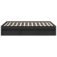Bedframe zwart 150x200 cm King Size - thumbnail