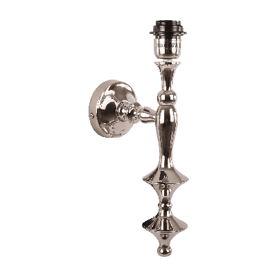 Wandlamp Evorio middel glans chroom