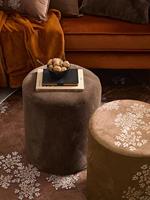 Essenza Furry Poef Chocolate - thumbnail