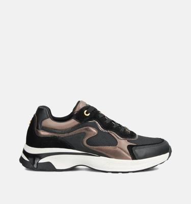 Mexx Sneakers Portia Love MI001001253W-1101 Zwart / Bruin-39 maat 39