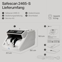 Safescan biljettelmachine 2465-S, met 7-voudige valsgelddetectie - thumbnail