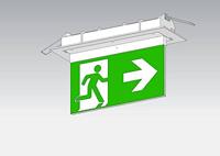 Beltrona MEXM82506ZB LED-vluchtwegverlichting Plafondinbouwmontage - thumbnail