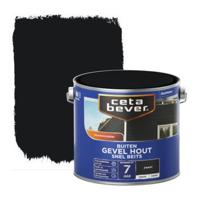 Cetabever Gevelhout Snel Beits Dekkend Zijdemat - Zwart - 2,5 liter - thumbnail