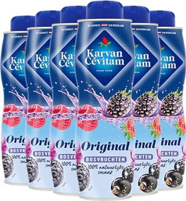 Siroop karvan cevitam bosvruchten 600ml | 6 stuks