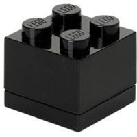 Room Copenhagen lego mini box lunchbox 4 (zwart) - thumbnail