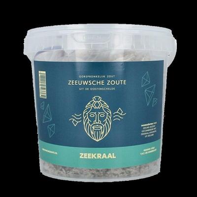 Zeeuwsche Zoute Zout met zeekraal in emmer 1 Kilogram