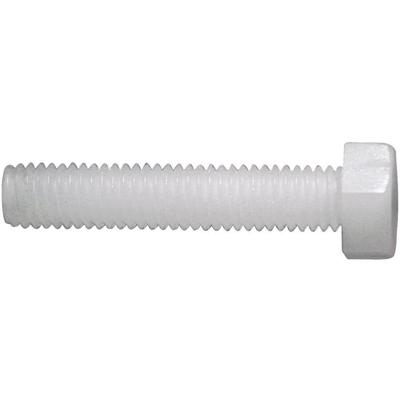 TOOLCRAFT 839998 Zeskantbout M2 16 mm Buitenzeskant DIN 933 Kunststof, Polyamide 10 stuk(s)
