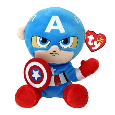 Ty Beanie babies marvel captain america soft, 15cm