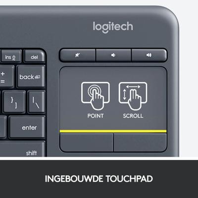Logitech K400 Plus zwart - thumbnail