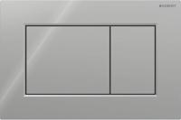 Geberit Drukplaat Sigma 01, 2-toets Square Kunststof Glans Verchroomd - thumbnail