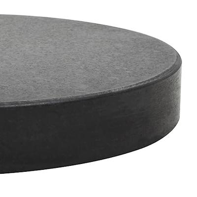 VidaXL Parasolvoet rond 20 kg graniet zwart