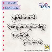 Nellie's Choice • clear stempel nederlands proficiat etc - thumbnail