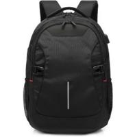 ACT Global rugzak 15,6 inch, zwart, met USB-laadpoort - thumbnail