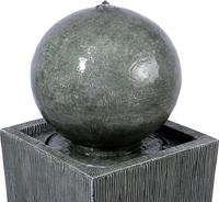 dobar Tuinfontein met LED&apos;s en zonnepaneel (Apollo/grijs) - thumbnail