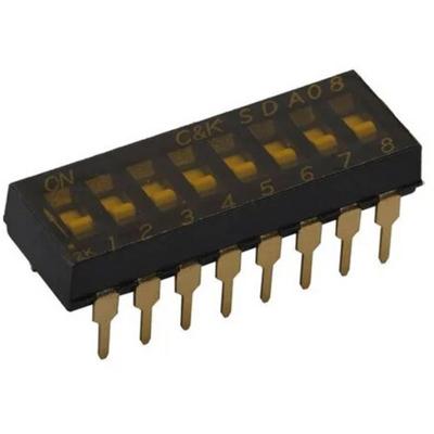 C & K Switches SDA06H0SBR DIP Switch SDA Series DIP-schakelaar Aantal polen 6 1 stuk(s) Tape on Full reel