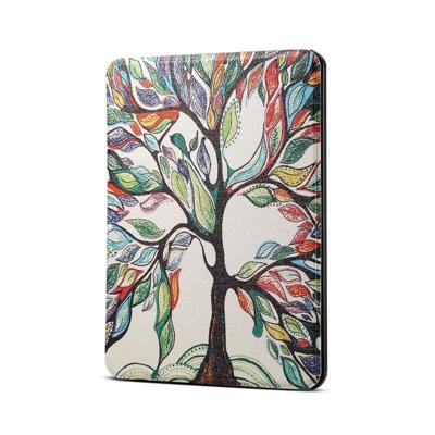 Miracle Tree Pattern Horizontal Flip PU Leather Protective Case for Amazon Kindle 2019 with Sleep & Wake-up Funtion