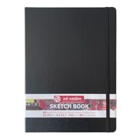 Schetsboek A4 - zwart - 80 vellen - thumbnail