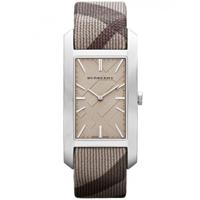 Horlogeband Burberry BU9404 Leder Beige 18mm - thumbnail