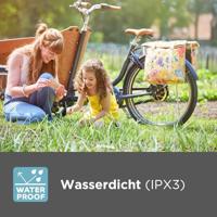 Basil bloom field fietshandtas - duurzaam, waterdicht, blauw - thumbnail