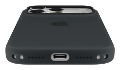 Apple Silicone Case Silicon Case Apple iPhone 17 Pro Zwart MagSafe compatible - thumbnail