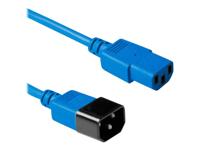 ACT AK5109 Stroomkabel 230V | C13/C14 | Blauw | 1,2 meter - thumbnail