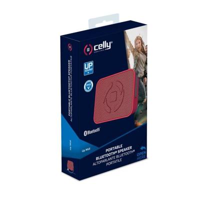 Celly speaker Upmidi Bluetooth 7,5 x 9,6 cm rood Celly speaker Upmidi Bluetooth 7,5 x 9,6 cm rood