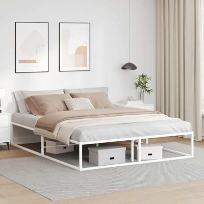 Bedframe zonder matras 160x200 cm wit Bedframe zonder matras 160x200 cm wit