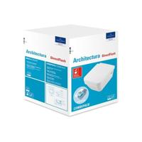 Villeroy & Boch Omnia Architectura combipack - met wandcloset - diepspoel hoekig DirectFlush met zitting - met softclose en quick release wit 5685hr01 - thumbnail