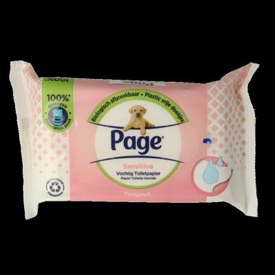 Page Vochtig toiletpapier sensitive navulling 38 Stuks