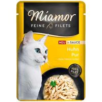 MIAMOR Feine Filets Chicken in sauce - nat kattenvoer - 100g - thumbnail