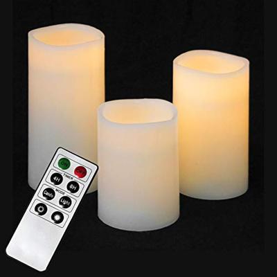 Led kaars wit set 3 stuks Led kaars wit set 3 stuks