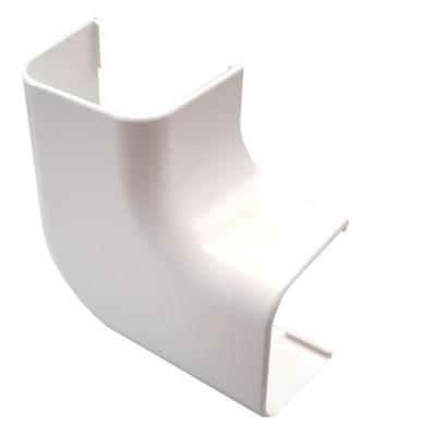 Canalit plattebocht 90X65mm wit voor airco leidingkanaal 90x65mm 65 PB 941765