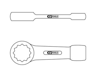 KS Tools 5170922 517.0922 Slagringsleutel Sleutelbreedte (metrisch) 22 mm